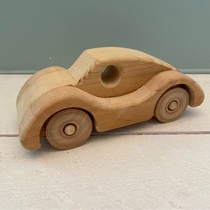 Handmade Wooden Race Car Toy